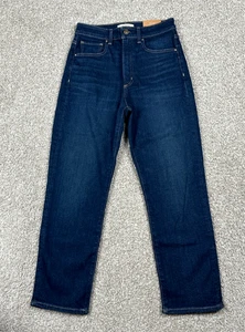 Revtown Jeans Mens 28 Regular Dark Indigo Stretch Denim Slim Straight Leg 28x25 - Picture 1 of 12