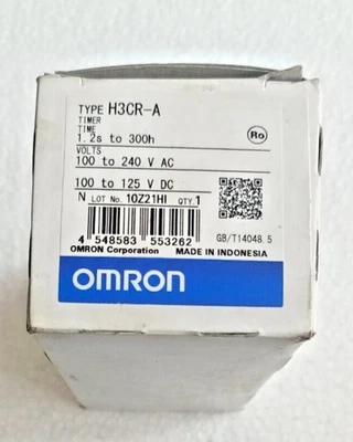 Omron H3CR-A Timer 240VAC/125VDC 50/60HZ Fedex - Bild 1 von 4