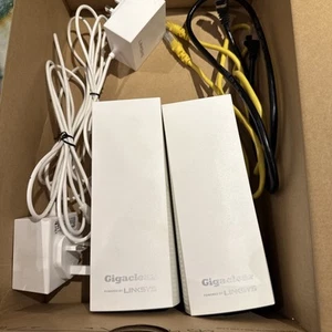 Linksys WHW03 V2 UK Velop Tri-Band Whole Home Mesh Node 2er Pack White. - Bild 1 von 5