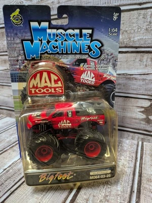 Muscle Machines Mac Tools Bigfoot Monster Truck 1:64 Scale Diecast - Image 1 of 4