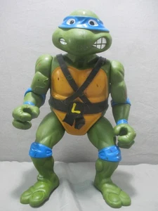 Tartarughe Ninja Mutanti Teenage LEONARDO Jumbo 13" Taglia Gigante Vintage 1989 TMNT - Foto 1 di 12