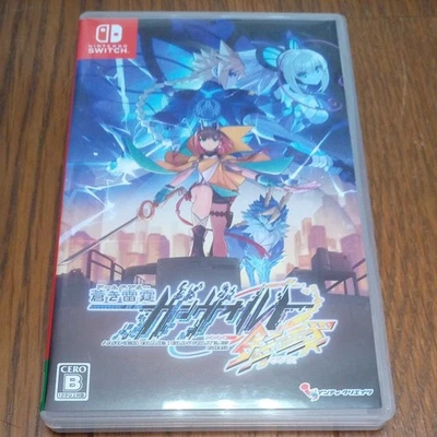 Nintendo Switch Azure Striker Gunvolt 3 INTI CREATES With Case Japan - Image 1 of 3