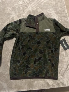 Local Boy Camouflage Pullover Boys Size L (runs small) - Picture 1 of 7