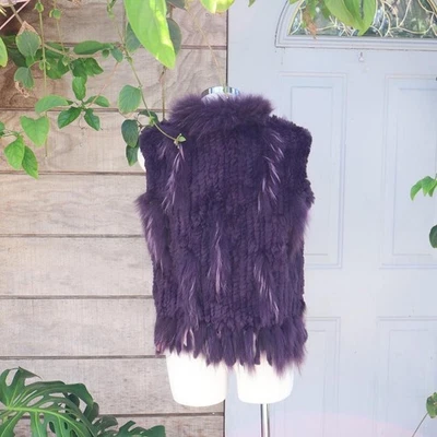 羽毛紫色背心  — 第 1/2 张图片