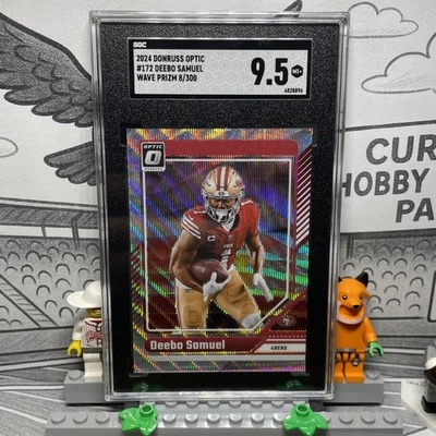 2024 Donruss Optic #172 Deebo Samuel Wave Prizm /299 SGC 9.5 - Image 1 of 4