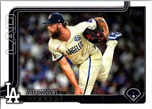 Michael Kopech 2025 Topps #611 Los Angeles Dodgers - Imagen 1 de 2