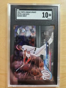 2018 Topps Chrome Update Juan Soto RC Rookie Debut HMT98 SGC 10 GEM MINT - Picture 1 of 2