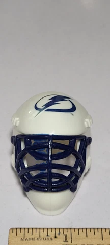 Tampa Bay Lightning Franklin Miniature Hockey Helmet NHL Mask Rare Atlantic Divi Cover