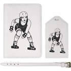 'Roller Derby Skater' Passport Cover & Luggage Tag Travel Set (PA00027255)