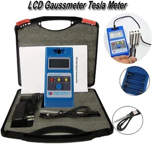 Gauss Meter Digital Tesla Meter Gaussmeter Surface Magnetic Field Tester  - Zdjęcie 1 z 17