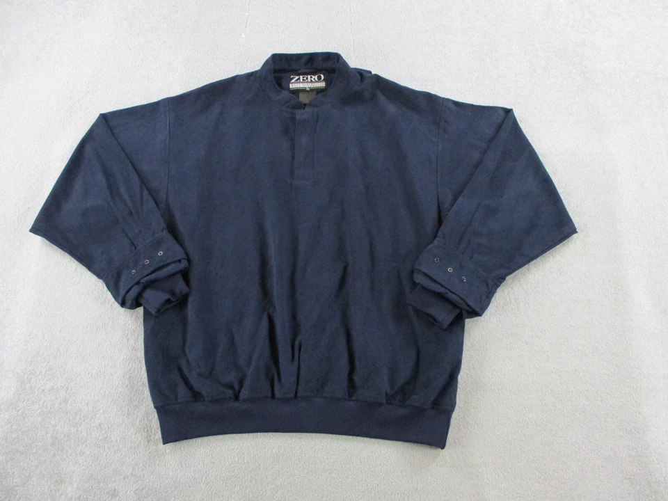 Zero Restriction Jacket Mens Extra Large Blue Pullover Microfiber Golf Pullover - Image 1 of 4