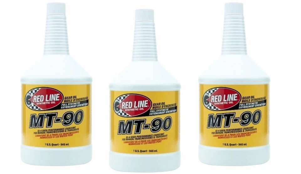 RED LINE SYNTHETIC MT-90 75W90 GL-4 REDLINE PART # 50304 - 5 QUARTS