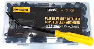 Fender Flare Clips Jeep Wrangler 07-22 Jeep Wrangler JK JL Grand Cherokee 05-10 - Picture 1 of 18
