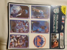 New York Mets Five Reusable Decals 1992 High 5 Decals Size 5"x7" 5 Mets Players