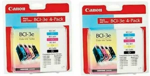 Lot of 8 (2 Sets of 4) Canon BCI-3 Ink NO BOX Sealed Sleeve All Colors CMYK - Picture 1 of 1