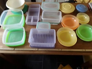 Tupperware, Rival, Namenlos Div. Boxen mit Deckel + Schüsseln, gebraucht + Goody - Bild 1 von 6