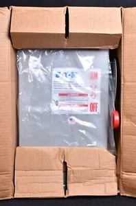 Interruptor de seguridad de alta resistencia Eaton 100A 600V fusible de 3 cables DH263NGK - Imagen 1 de 12