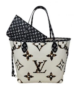 Louis Vuitton Neverfull MM tote limited edition jungle monogram giant - Picture 1 of 12