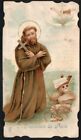 Holy Card Antique De San Francisco De Asis Andachtsbild Santino Image Pieuse