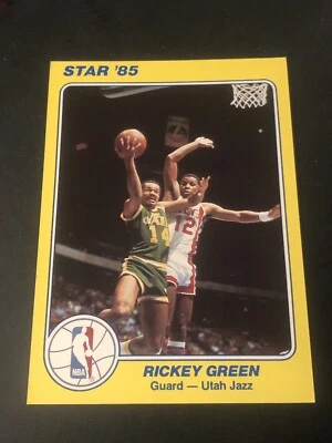 1984-85 Star NBA Court Kings 5x7 Rickey Green #11 - Image 1 of 2