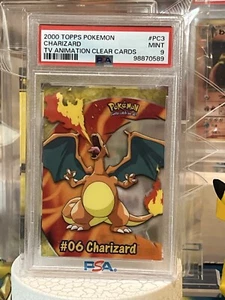 2000 TOPPS POKEMON TV ANIMATION PC3 CLEAR ACETATE PSA MINT 9 🔥🔥🔥 - Picture 1 of 2