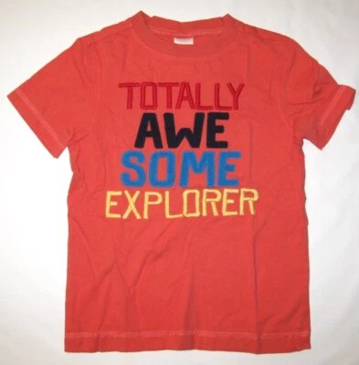 Camisa Exploradora Gymboree Naranja Totalmente Impresionante Talla 4 Algodón Verano Niños Foto 1 de 3