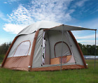 Inflatable Camping Tent with Pump, Easy Setup 4 Season Glamping Tent, 2-4 Perso
