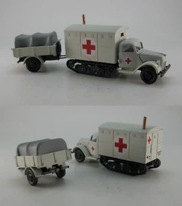 Ford V 3000 S Sanitätskoffer Maultier mit Anhänger Wehrmacht - 1:87 H0 - Picture 1 of 1