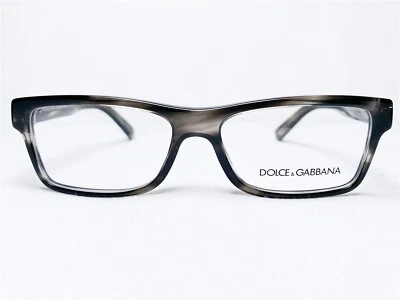 NEW Dolce & Gabbana DG3129 2596 Mens Striped Gray Modern Eyeglasses Frames 53/15 - Image 1 of 4