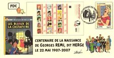 FRANCE 2007 FDC carte TINTIN Kuifje Tim HERGE cachet GUEBWILLER Haut-Rhin Bijoux