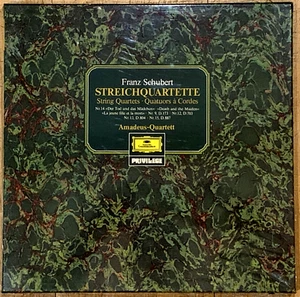 Schubert String Quartets AMADEUS QUARTET DGG 3 LP Box 2733008 Still Sealed - Imagen 1 de 2