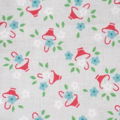 Easter Parade Lindsay Wilkes Riley Blake Quilting Cotton 15x44 Baskets on Gray - Image 1 of 3