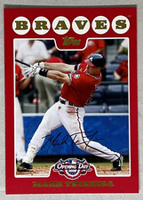 Mark Teixeira, 2008 Topps Opening Day #145, Atlanta Braves. Near Mint or Better