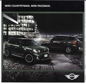 Mini Countryman & Paceman 2014-2016 UK Market Brochure One Cooper S SD JCW ALL4 - Picture 1 of 4
