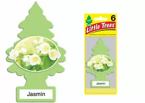 Little Trees Cardboard Hanging Car, Home & Office Air Freshener, Jasmin (6-Pack) - Picture 1 of 4