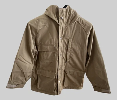 VTG Woolrich Mens Hooded Chore Coat Jacket Full Zip Olive Green (XL?) Talon Zip - Image 1 of 4