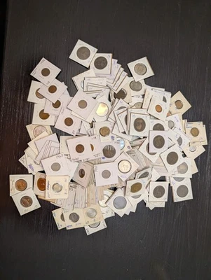 Lot of World Coins, 200+ Coins, Silver, NO RESERVE - Image 1 of 4