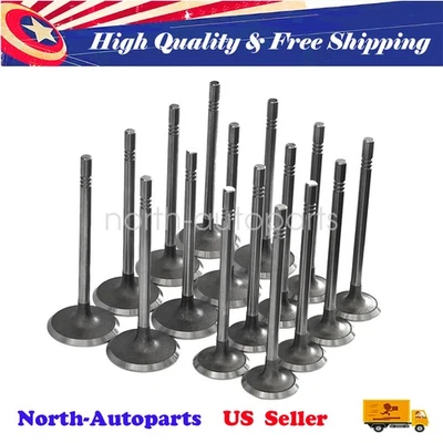 Intake Valves & Exhaust Valves Set For 92-99 Ford Lincoln Mercury 4.6L 5.4L 16V Foto 1 de 4