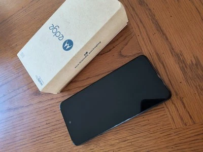 NEW Motorola Moto Edge 5G 2021 256GB Blue XT2141-1  Verizon Android Smartphone - Image 1 of 4