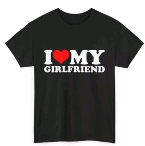I Love My Girlfriend I Heart My Girlfriend GF T-Shirt XL - Picture 1 of 1