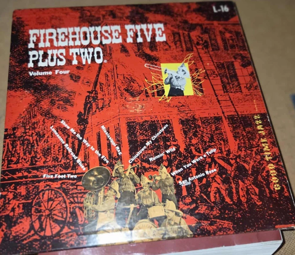 "Firehouse Five Plus Two Volume Four" 10" LP 1953 [Good Time Jazz L-16] Foto 1 de 1