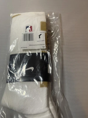 NBA Nike Authentic White 2XL Knee High  Socks PAA403-100 S133 - Image 1 of 4