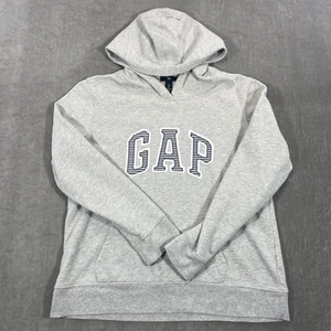 Gap Kids Large Gray Hooded Pullover Sweatshirt Hoodie - Picture 1 of 7