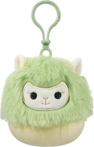 Squishmallows Clip-On Plush Verde Lime Lama 3.5 Pollici (Cavaleri) - Picture 1 of 3