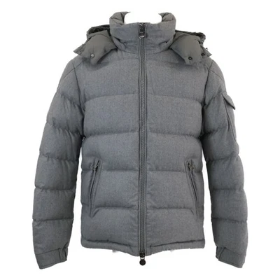 MONCLER MONTGENEVRE Montgenevre wool down Jacket 1 gray - Image 1 of 4