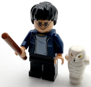 Harry Potter + Hedwig 10217 Diagon Alley LEGO® Minifigur Zauberer 2011 - Bild 1 von 6