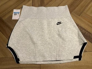 Nike Tech Fleece High Waist Minirock FQ1852-013 Hellgrau (Damen L Large) - Bild 1 von 6