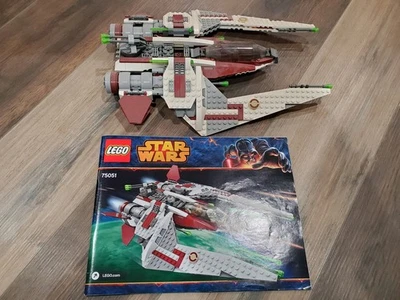 LEGO Star Wars: Jedi Scout Fighter (75051) 100% Complete+Manual (NO MINIFIGS) - Image 1 of 4
