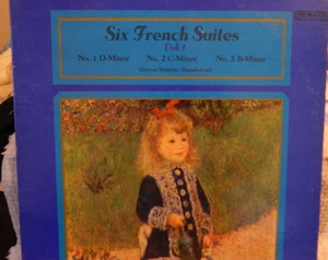 J.S. Bach- Helmut Walcha- Six French Suites Volume 1 - Harpsichord VG/VG - Picture 1 of 6