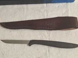 Vintage Gerber 05501 Trout/Bird Knife Brown Leather Sheath NOS - Picture 1 of 5
